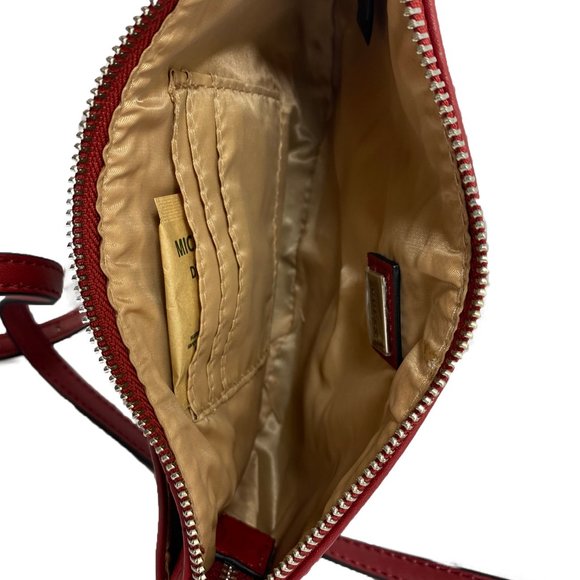 GUESS Factory Jaslynn Embossed Logo Crossbody Cranberry, One Size - Picture 5 of 7